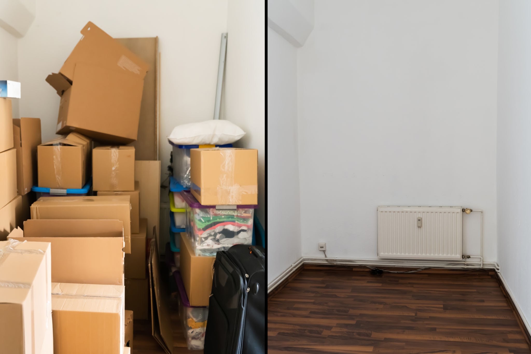 Tragen eines Sofas beim Wohnungsumzug